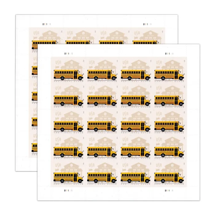 2023 School Bus Stamps | Tool Stamps US Postage Stamps
