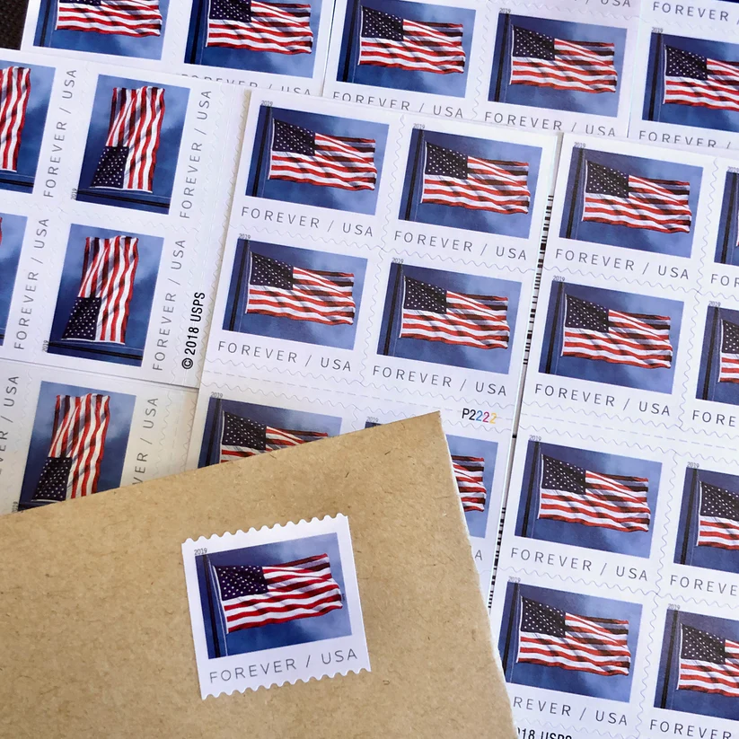2019 U.S. Flag Stamps books - Forever Stamps